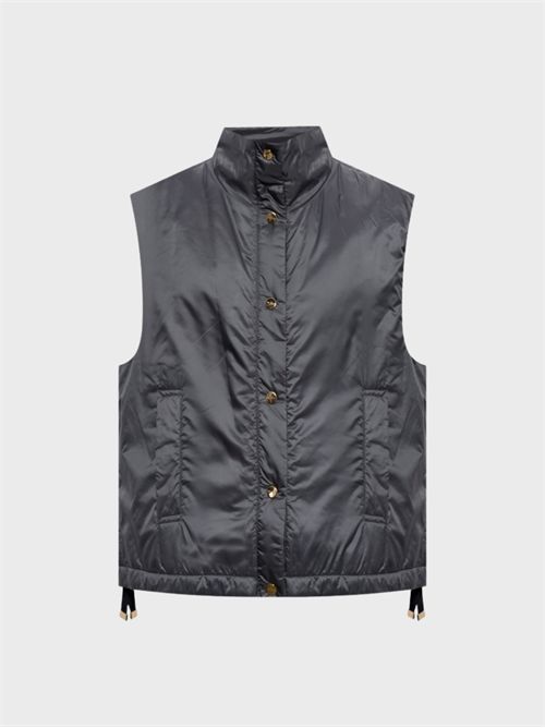 Oversized Padded Vest with High Neck and Drawstring Hem MAX MARA THE CUBE | 2629296024600099